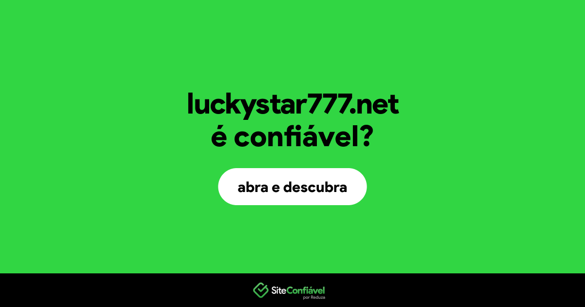 O site luckystar777.net é confiável?