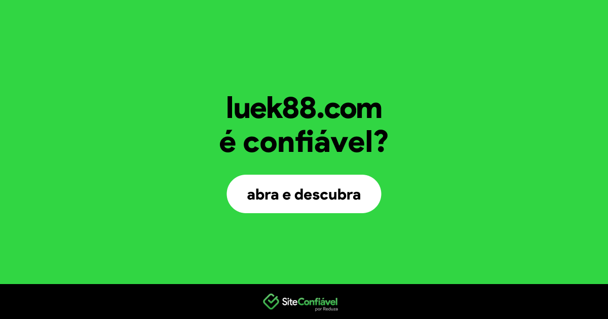 O site luek88.com é confiável?