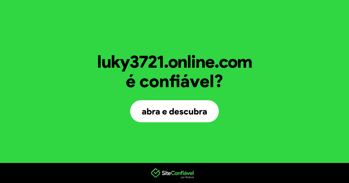 O site luky3721.online.com é confiável?