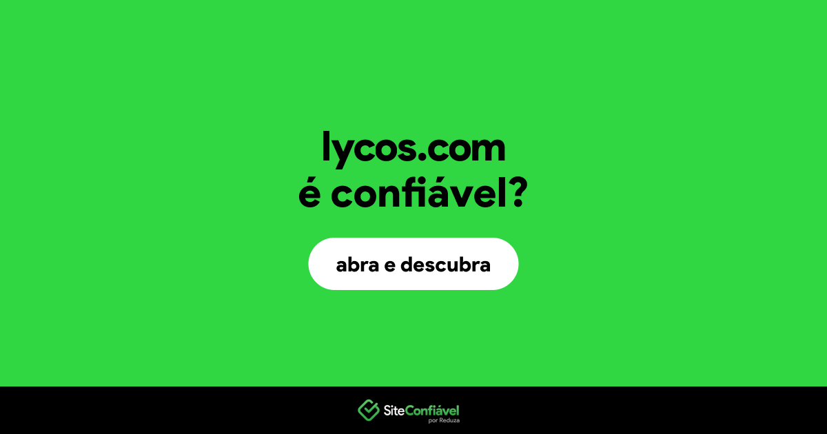 O site lycos.com é confiável?