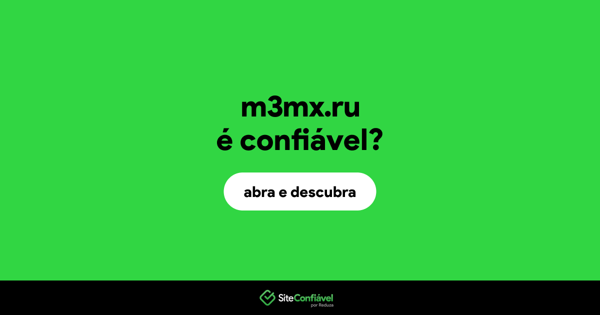 O site m3mx.ru é confiável?