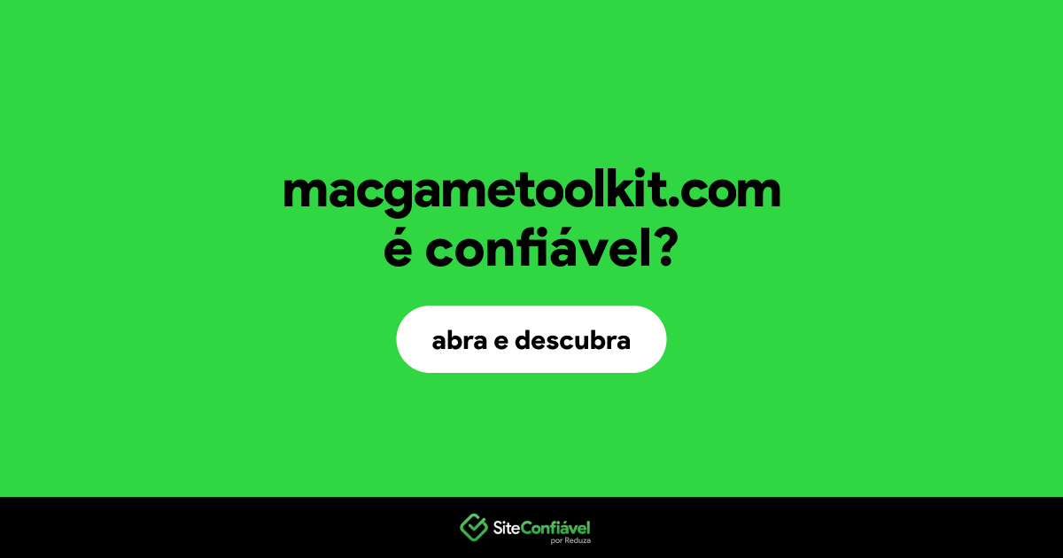 O site macgametoolkit.com é confiável?