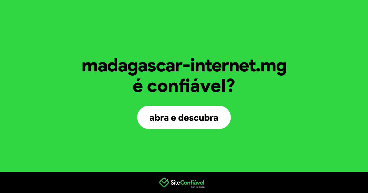 O site madagascar-internet.mg é confiável?