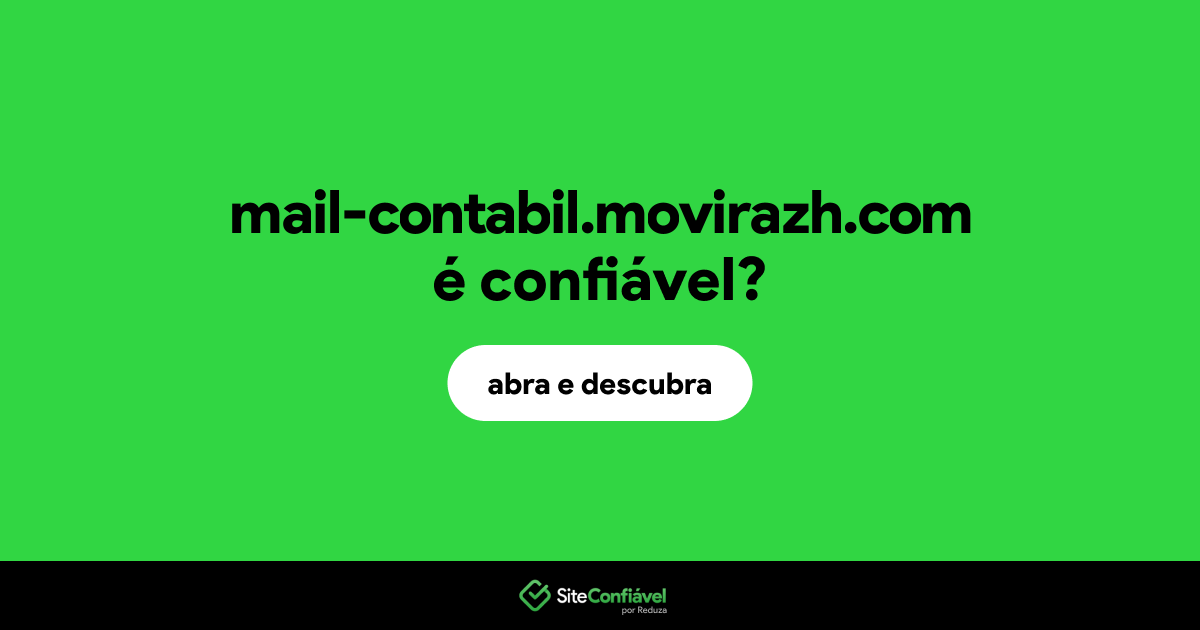 O site mail-contabil.movirazh.com é confiável?
