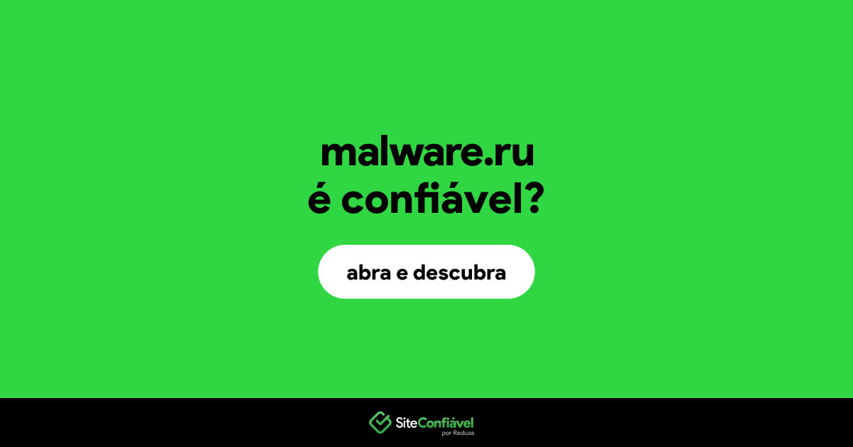 O site malware.ru é confiável?