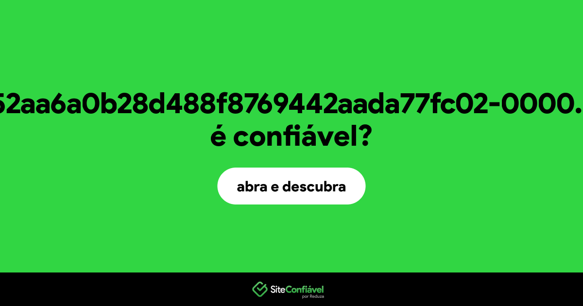 O site manage.pampasuldev.pampasuldev-52aa6a0b28d488f8769442aada77fc02-0000.us-south.containers.appdomain.cloud é confiável?