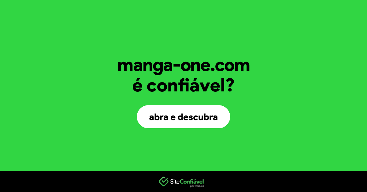 O site manga-one.com é confiável?