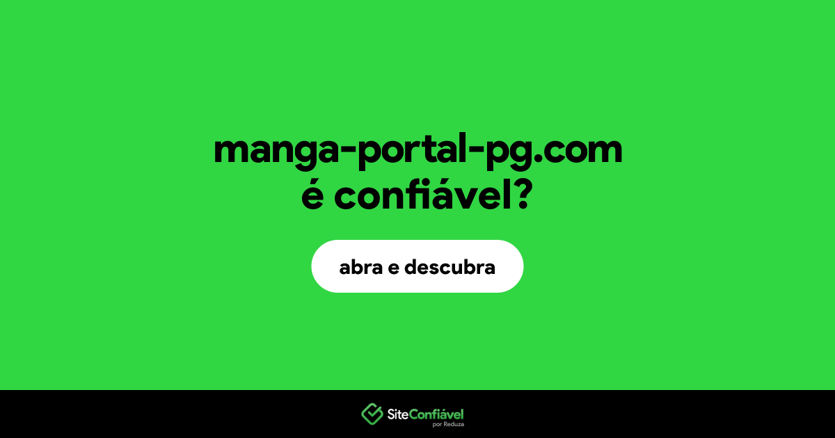 O site manga-portal-pg.com é confiável?