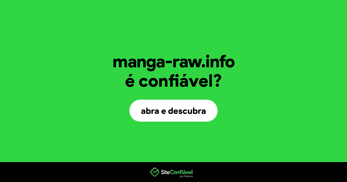 O site manga-raw.info é confiável?