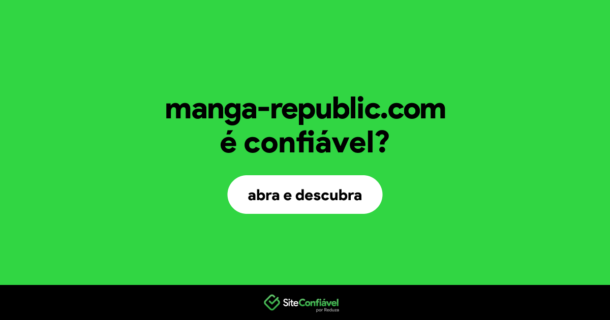 O site manga-republic.com é confiável?