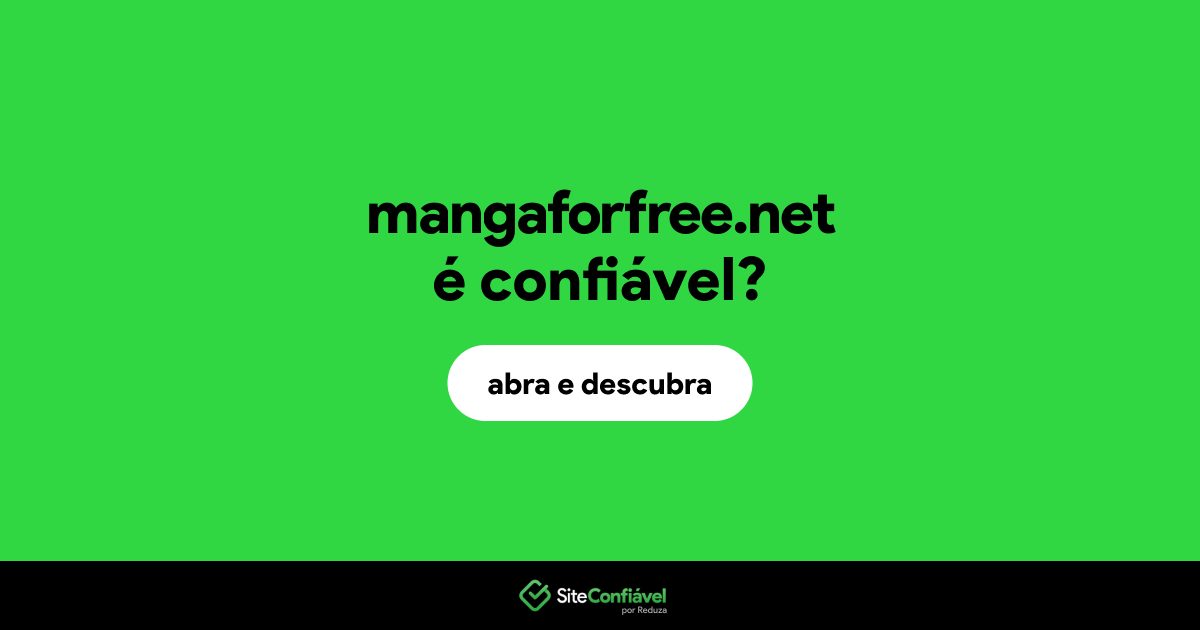 O site mangaforfree.net é confiável?