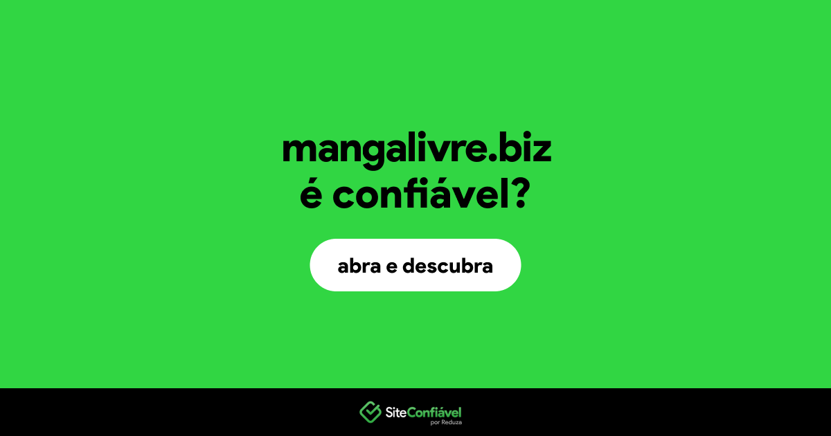 O site mangalivre.biz é confiável?