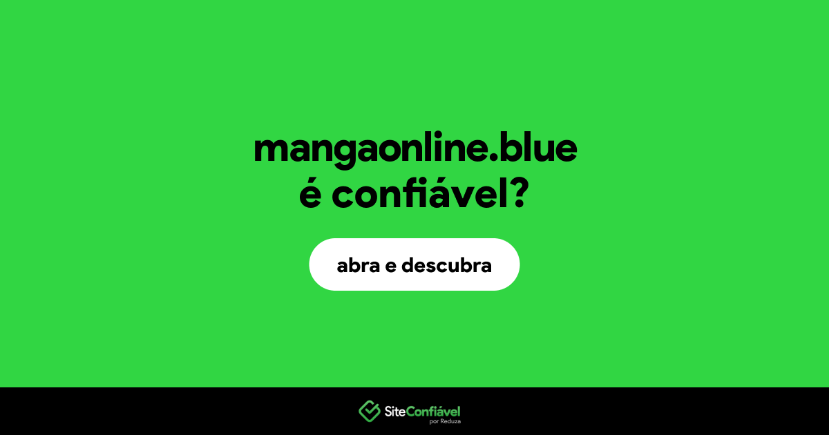 O site mangaonline.blue é confiável?