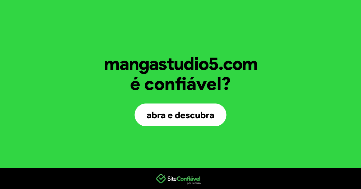 O site mangastudio5.com é confiável?