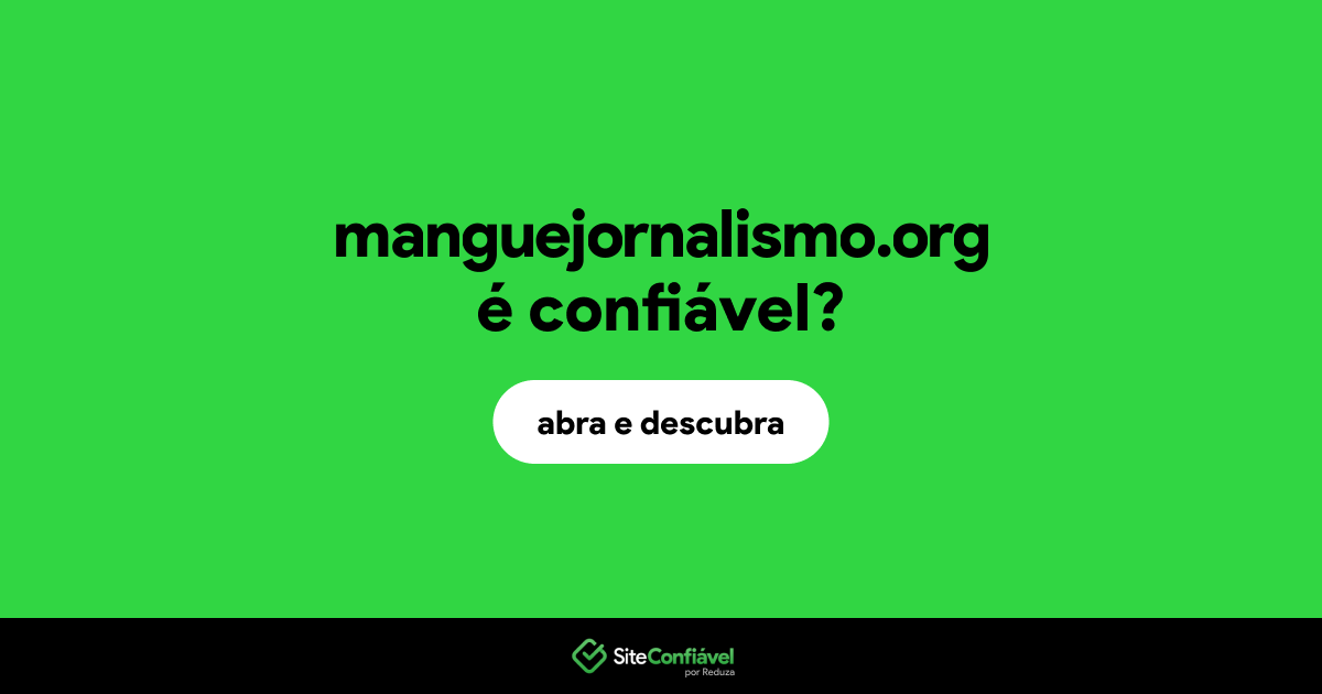 O site manguejornalismo.org é confiável?