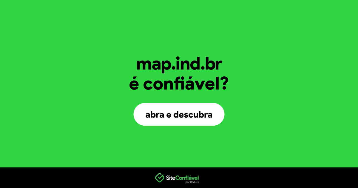 O site map.ind.br é confiável?