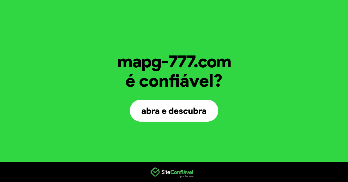 O site mapg-777.com é confiável?