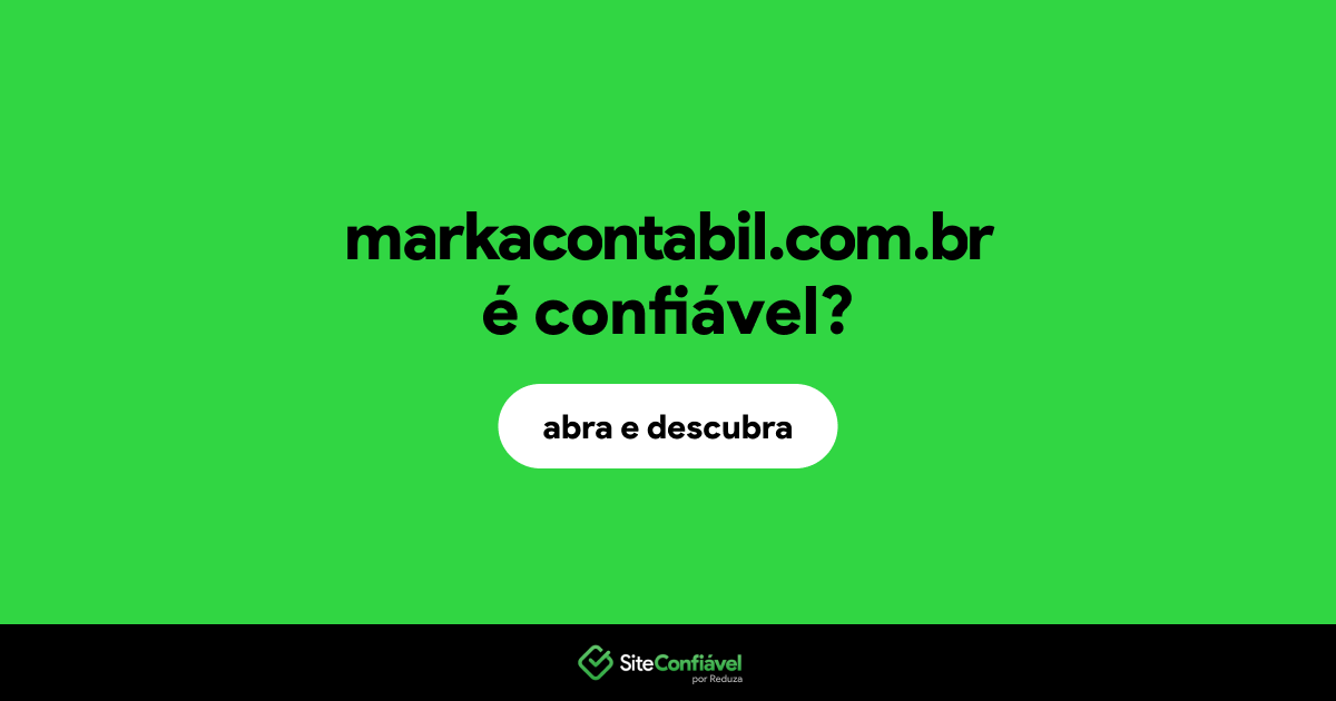 O site markacontabil.com.br é confiável?