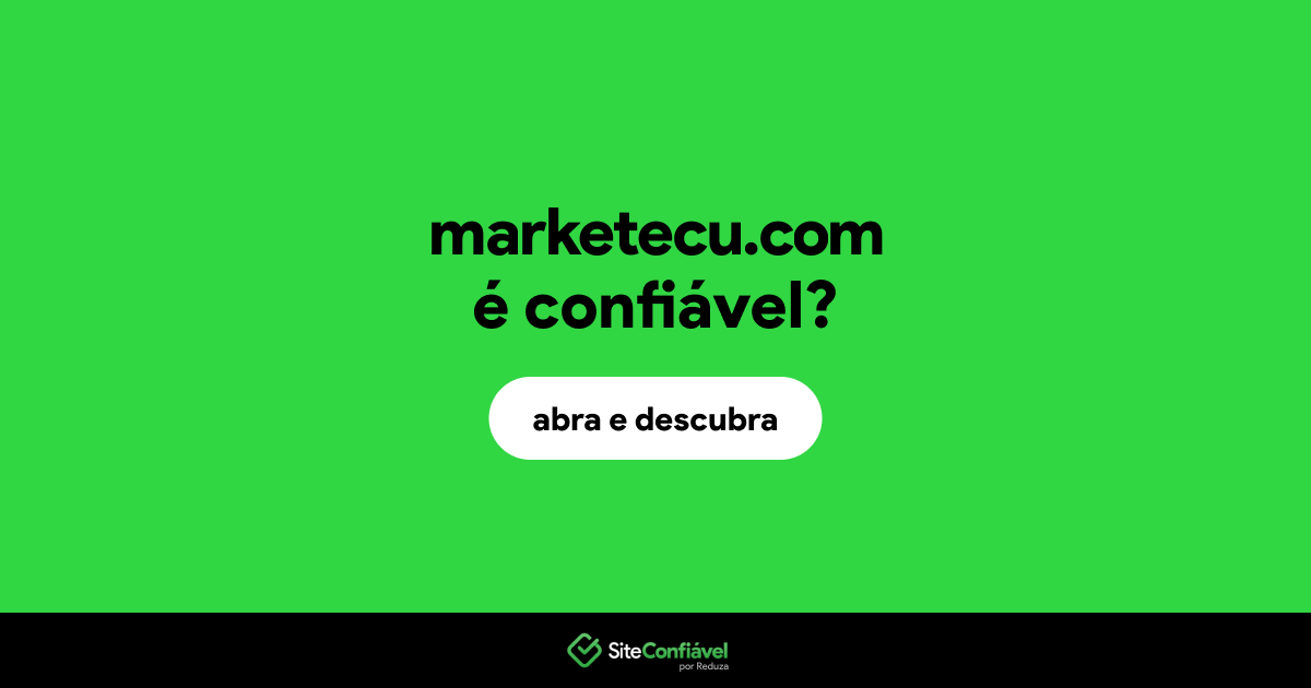 O site marketecu.com é confiável?