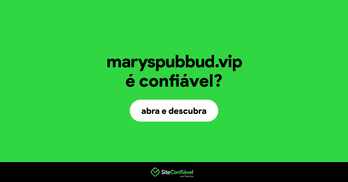 O site maryspubbud.vip é confiável?