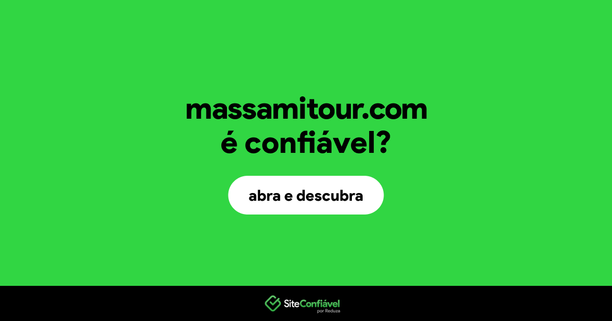 O site massamitour.com é confiável?