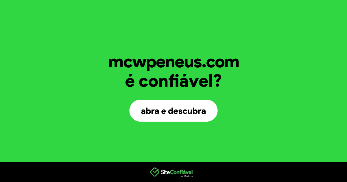 O site mcwpeneus.com é confiável?