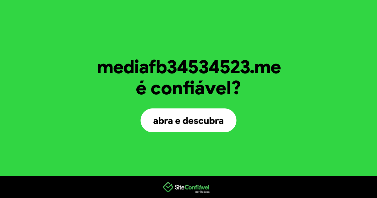 O site mediafb34534523.me é confiável?