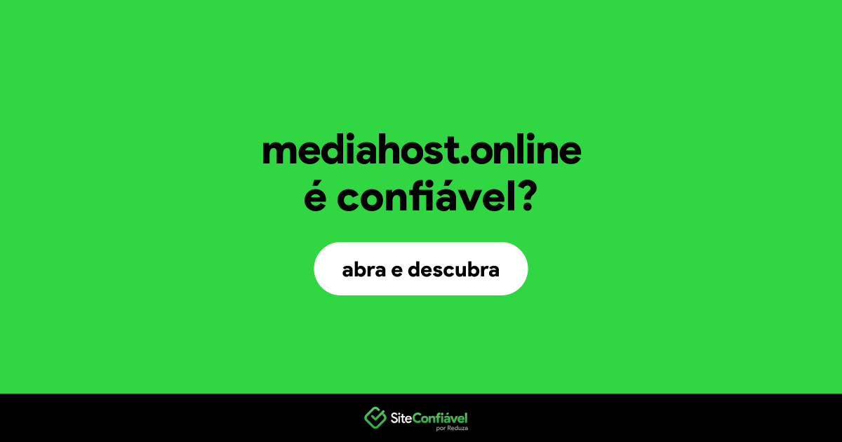O site mediahost.online é confiável?