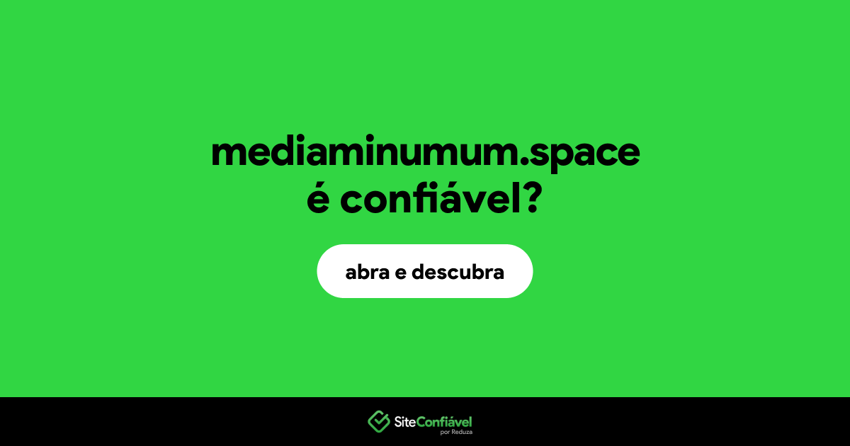 O site mediaminumum.space é confiável?