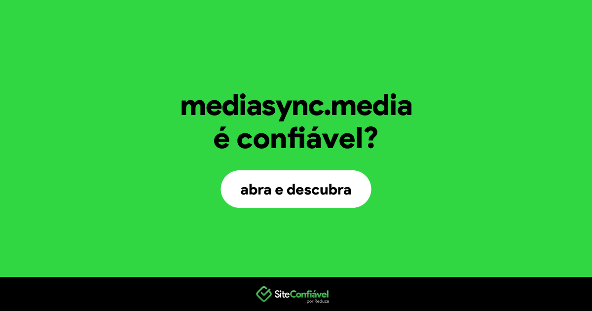 O site mediasync.media é confiável?