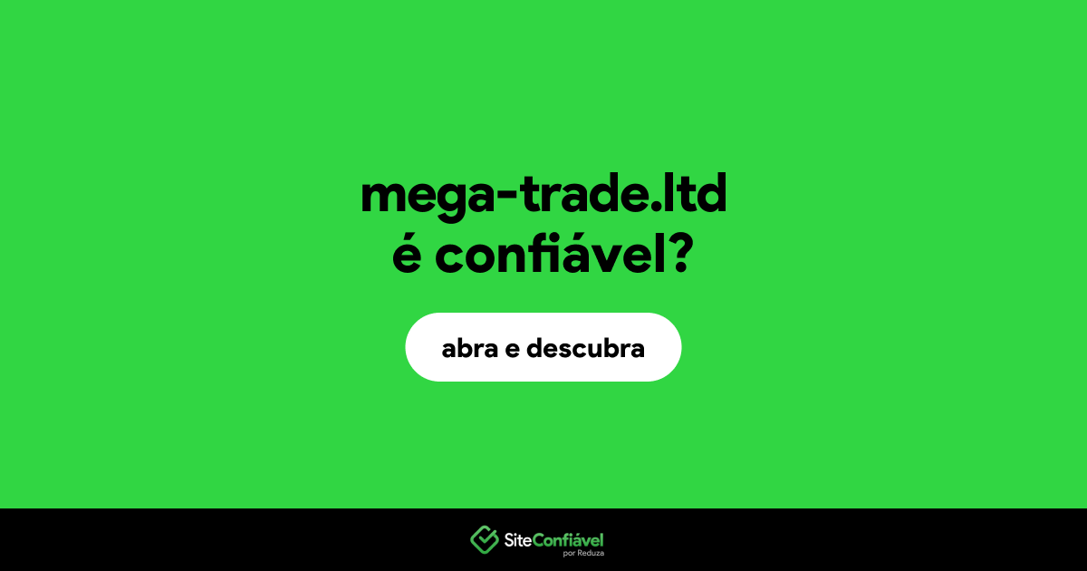 O site mega-trade.ltd é confiável?