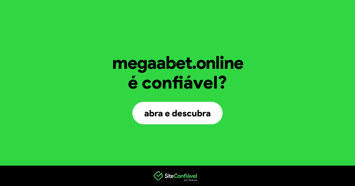 O site megaabet.online é confiável?