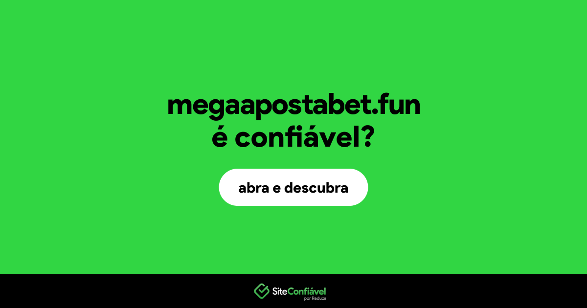 O site megaapostabet.fun é confiável?