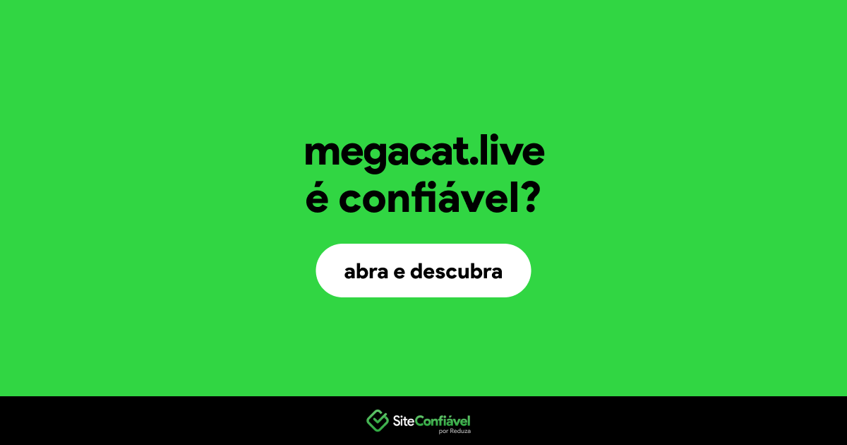 O site megacat.live é confiável?