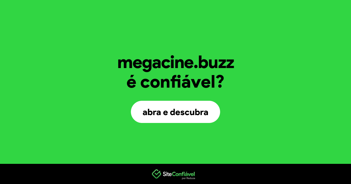 O site megacine.buzz é confiável?