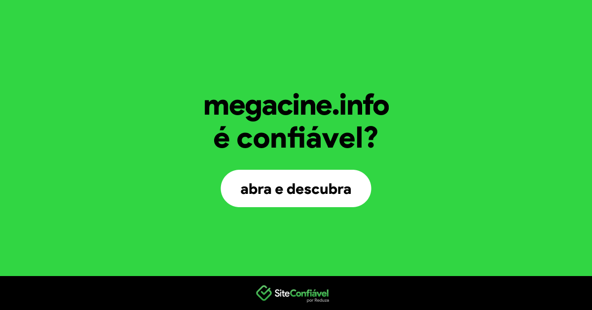 O site megacine.info é confiável?
