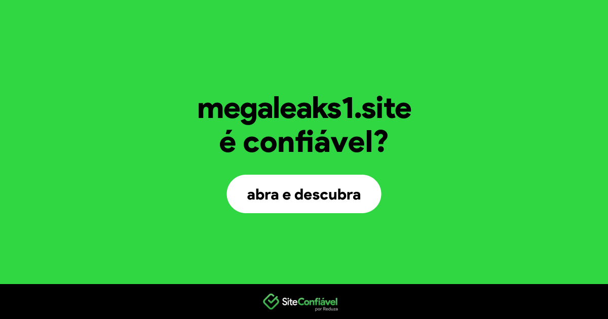 O site megaleaks1.site é confiável?