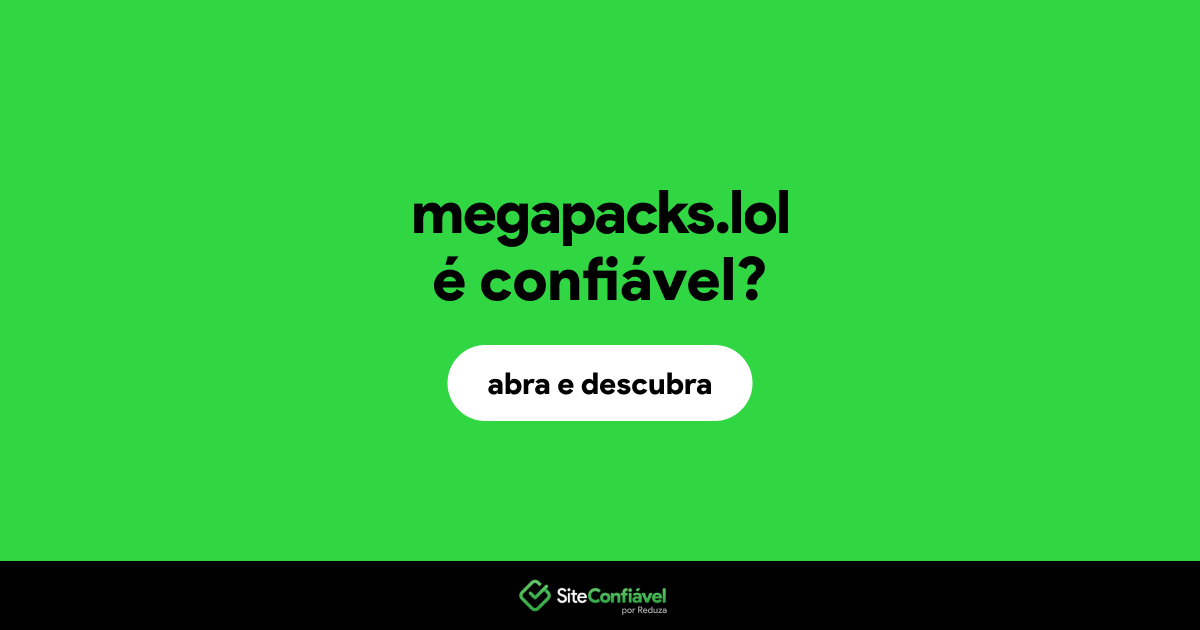 O site megapacks.lol é confiável?