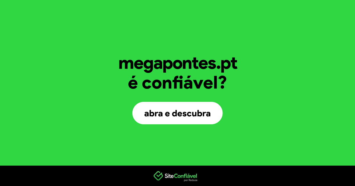 O site megapontes.pt é confiável?