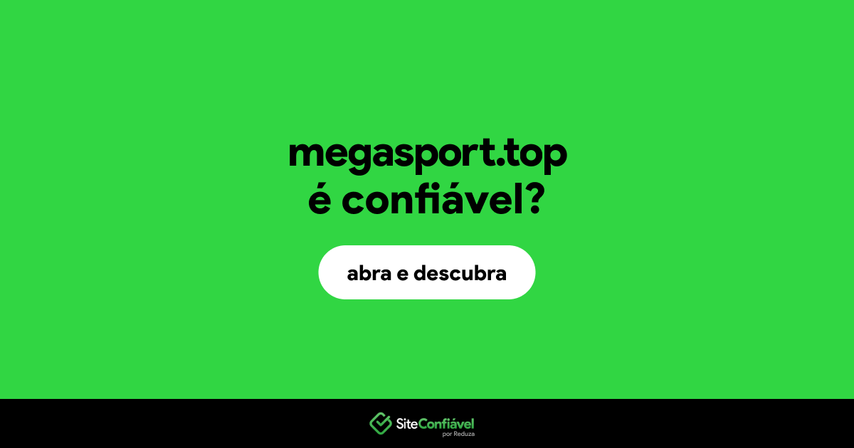 O site megasport.top é confiável?