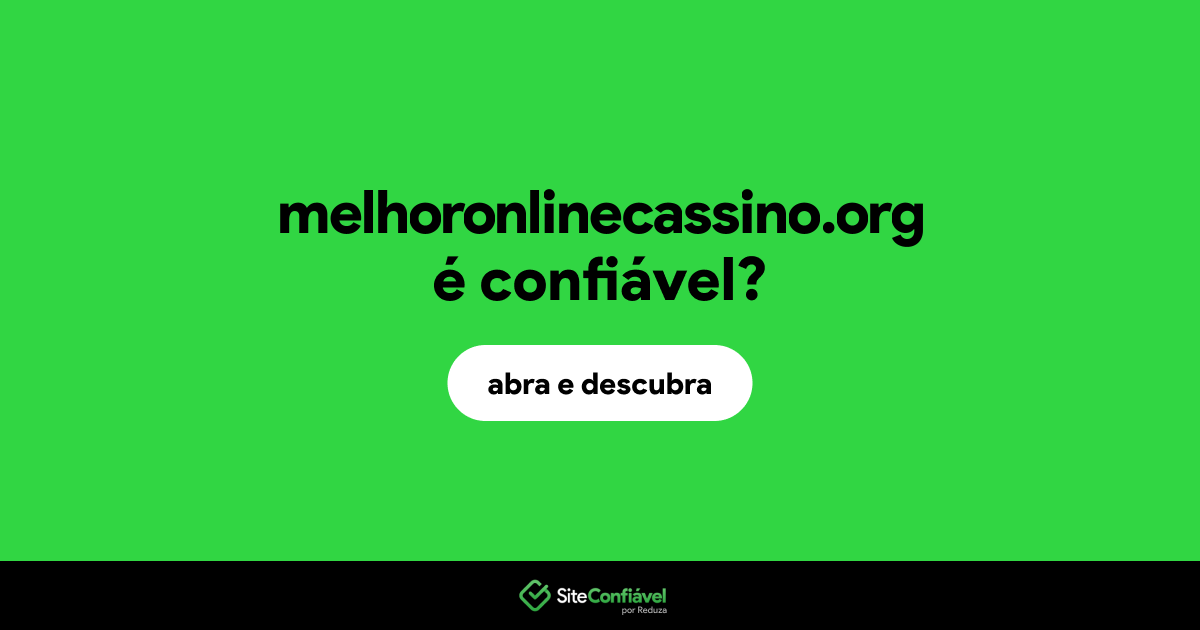 O site melhoronlinecassino.org é confiável?