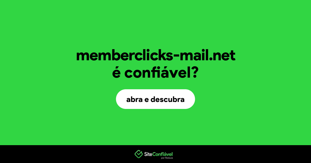 O site memberclicks-mail.net é confiável?