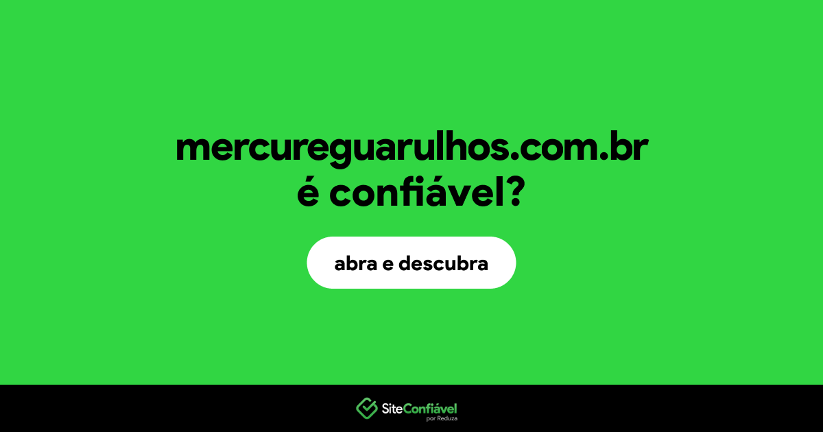 O site mercureguarulhos.com.br é confiável?