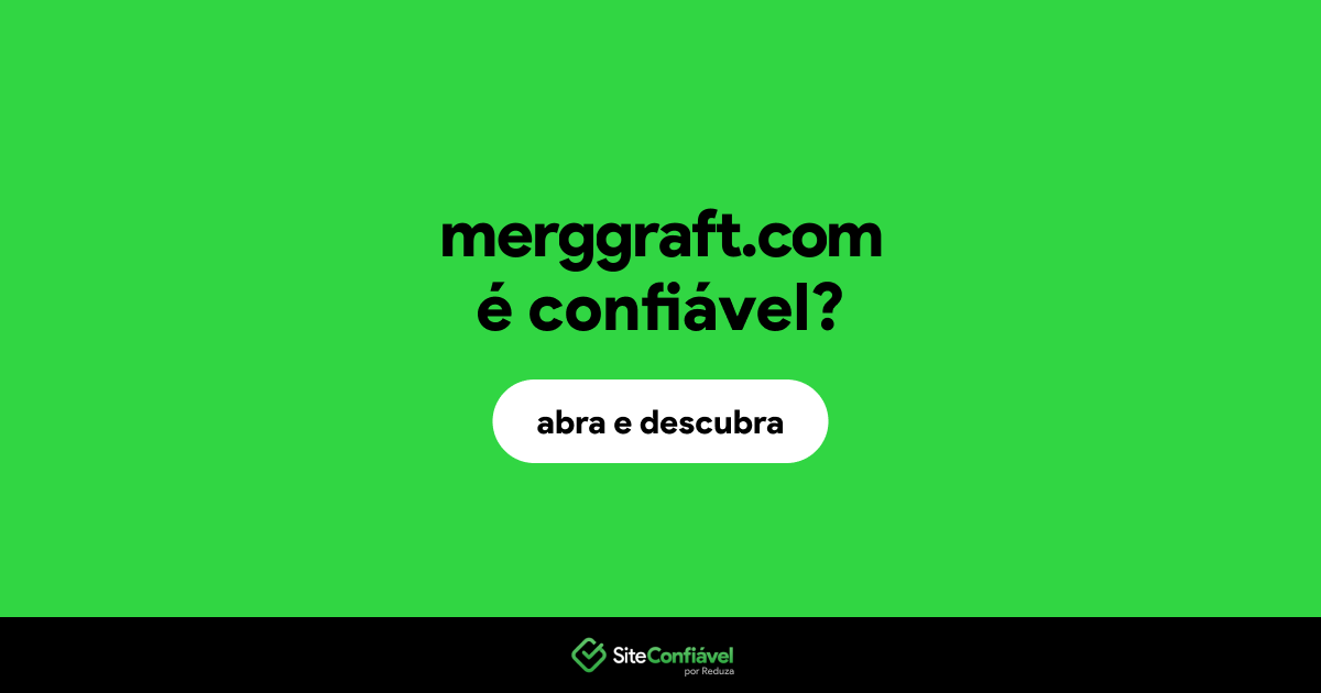 O site merggraft.com é confiável?