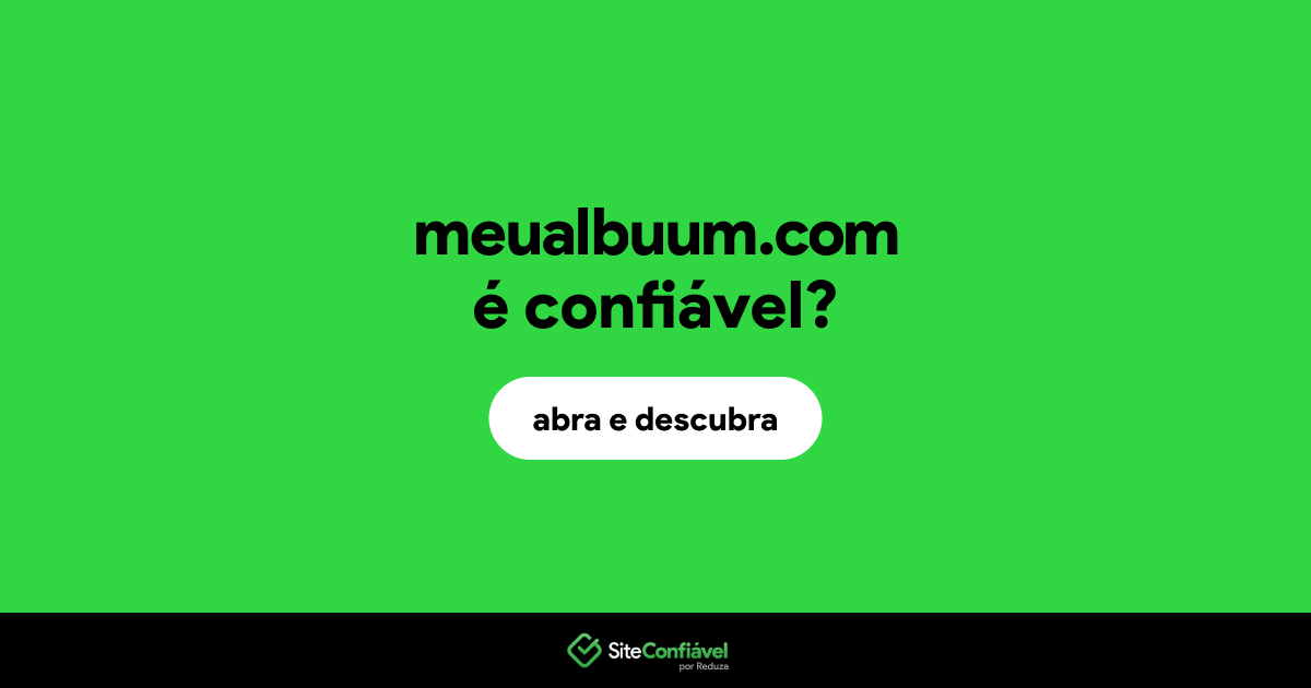 O site meualbuum.com é confiável?