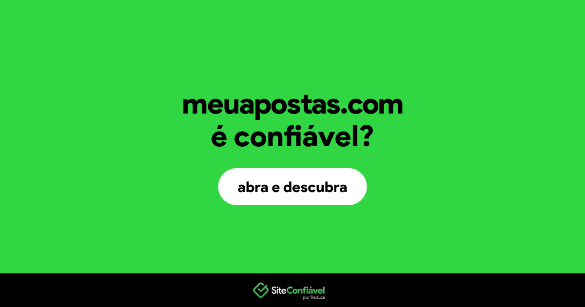 O site meuapostas.com é confiável?