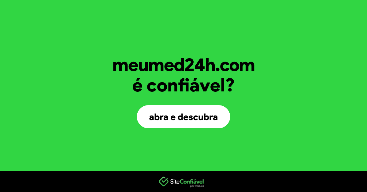 O site meumed24h.com é confiável?