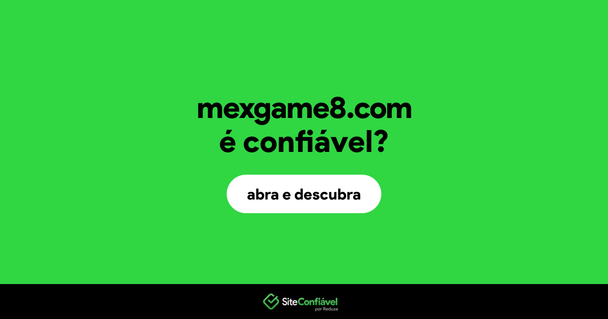 O site mexgame8.com é confiável?