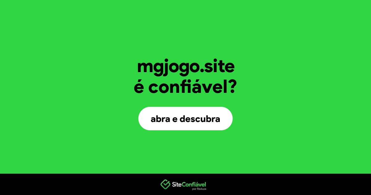 O site mgjogo.site é confiável?