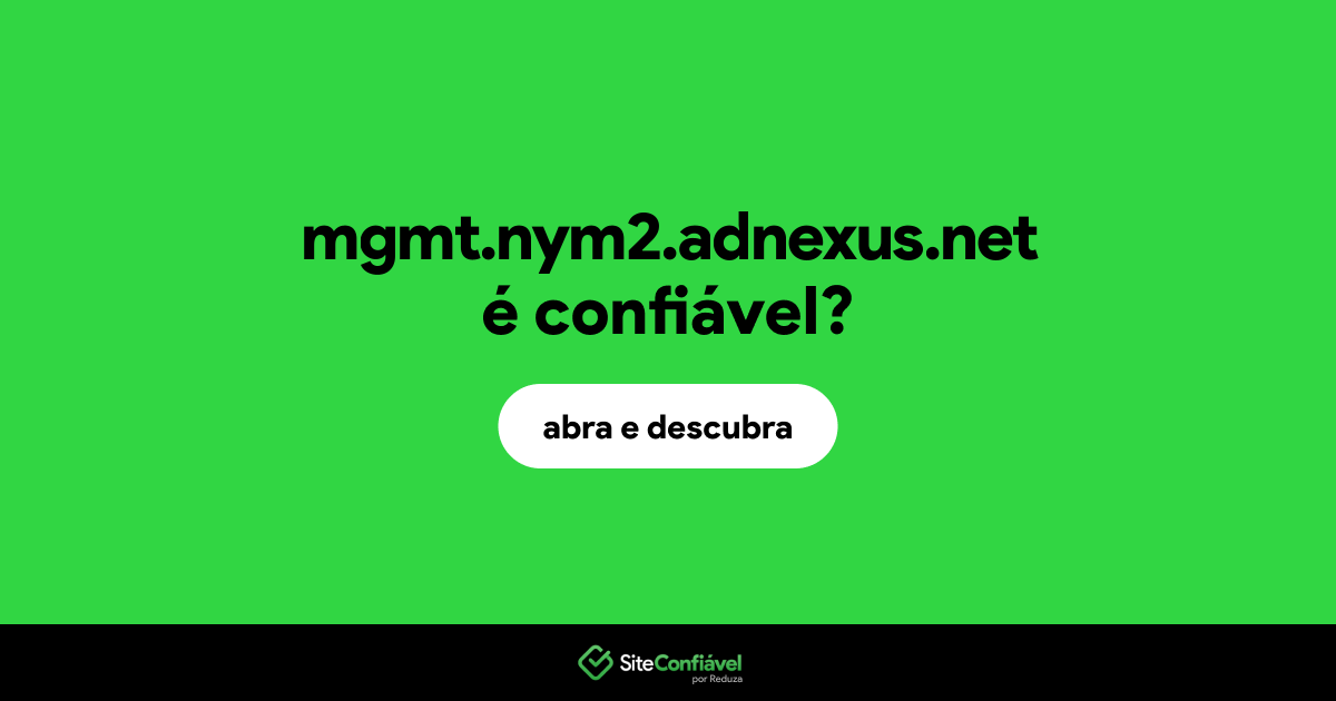 O site mgmt.nym2.adnexus.net é confiável?